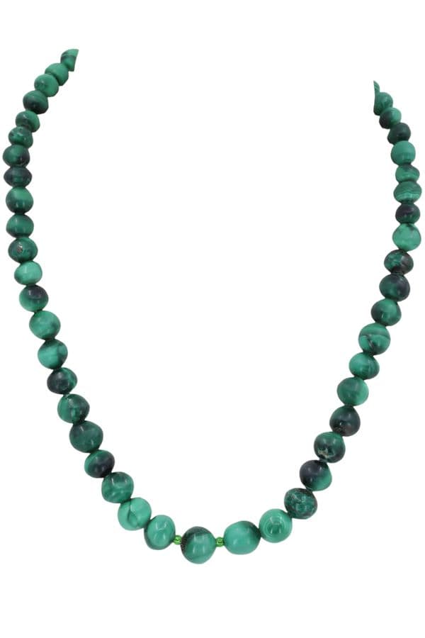 COLLIER MALACHITE EN CHUTE