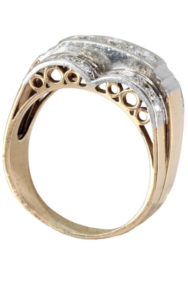BAGUE DIAMANTS ANNÉES 50' — vue 6