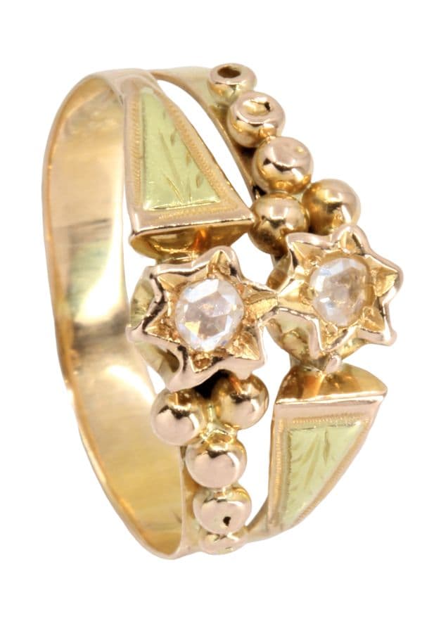 BAGUE DIAMANTS NAPOLÉON III — vue 6