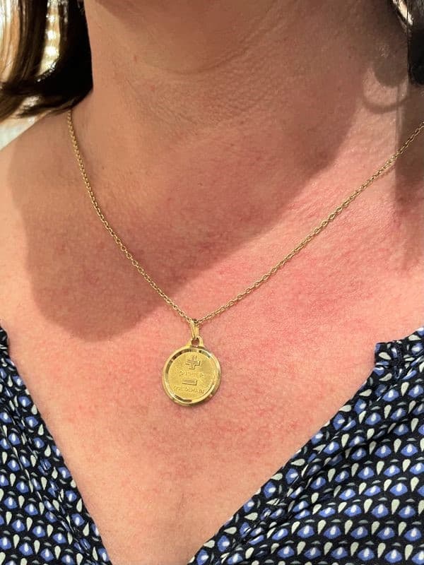 MÉDAILLE D'AMOUR SIGNÉE AUGIS — vue 2