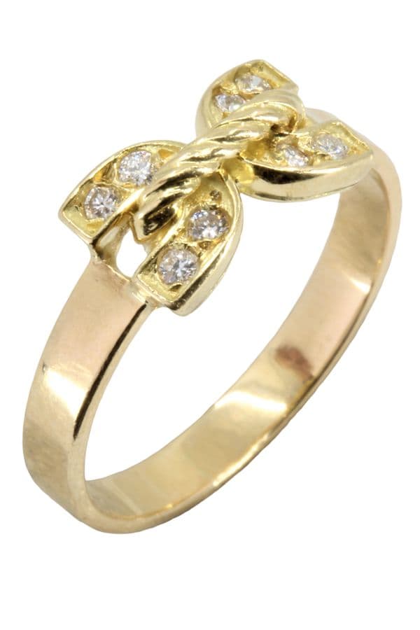 BAGUE DOUBLE C DIAMANTS — vue 5