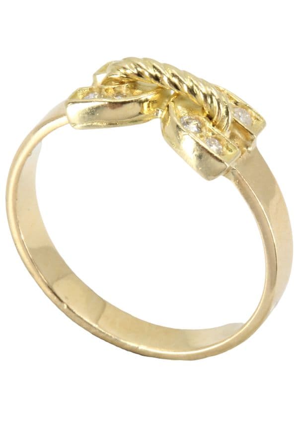 BAGUE DOUBLE C DIAMANTS — vue 6