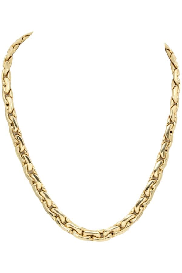 COLLIER MODERNE MAILLE HARICOT — vue 1