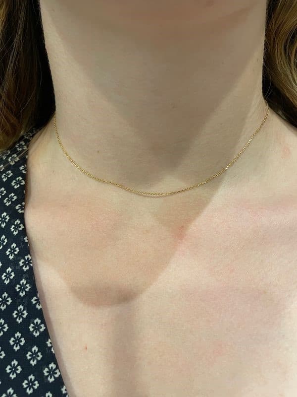 CHAINE MAILLE FORÇAT DIAMANTÉE — vue 2