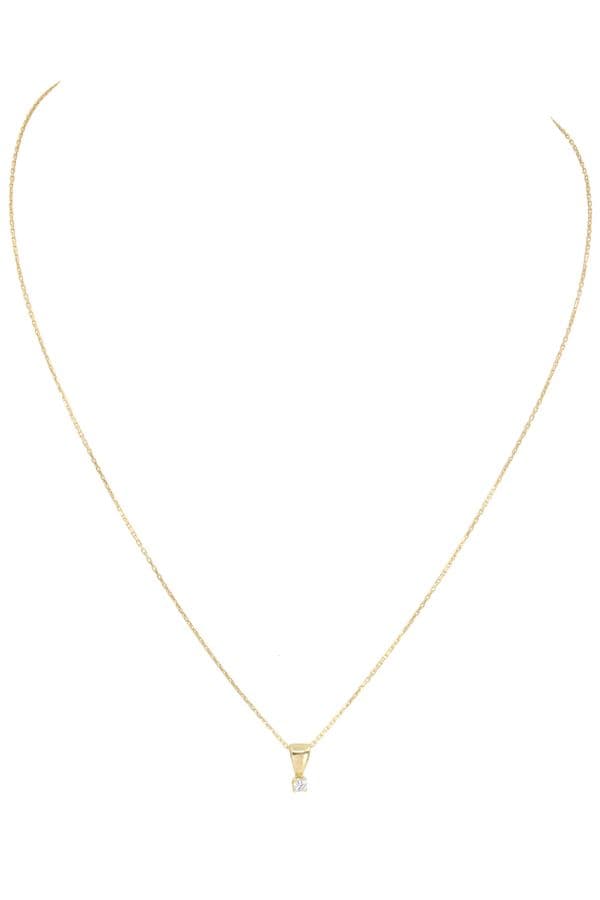 COLLIER MODERNE DIAMANT — vue 1