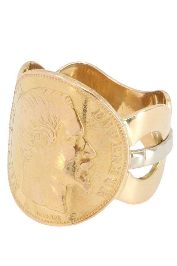 BAGUE PIÈCE 20 FRANCS NAPOLÉON III — vue 3