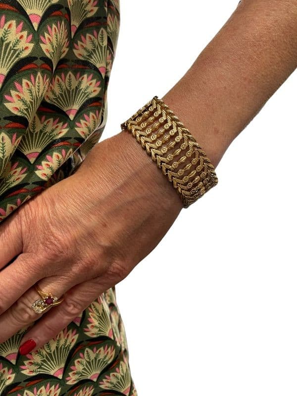 BRACELET ARTICULÉ ANNÉES 50' — vue 2