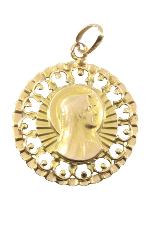 MÉDAILLE VIERGE AJOURÉE — vue 1