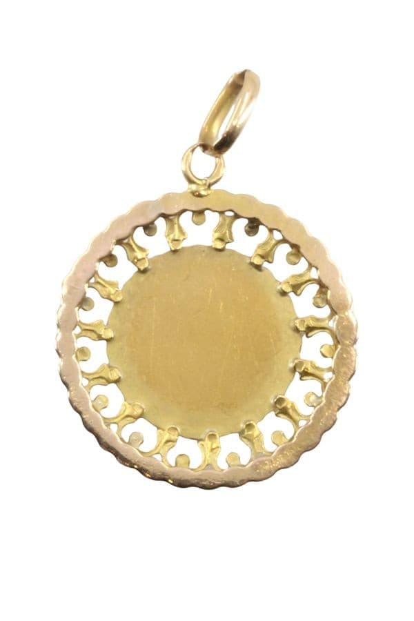 MÉDAILLE VIERGE AJOURÉE — vue 3