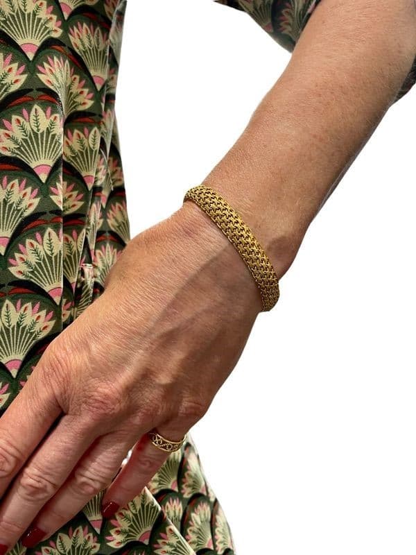 BRACELET MAILLE PAILLASSON — vue 2