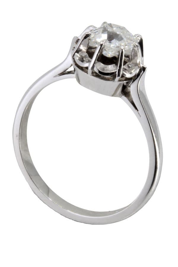 SOLITAIRE ANCIEN DIAMANT 0.75 CARAT — vue 5