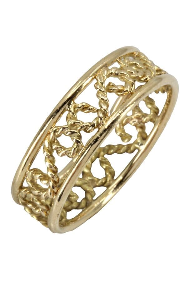 BAGUE MODERNE FILIGRANE — vue 4