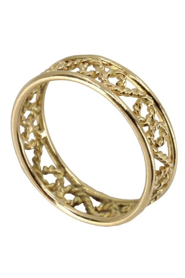 BAGUE MODERNE FILIGRANE — vue 5