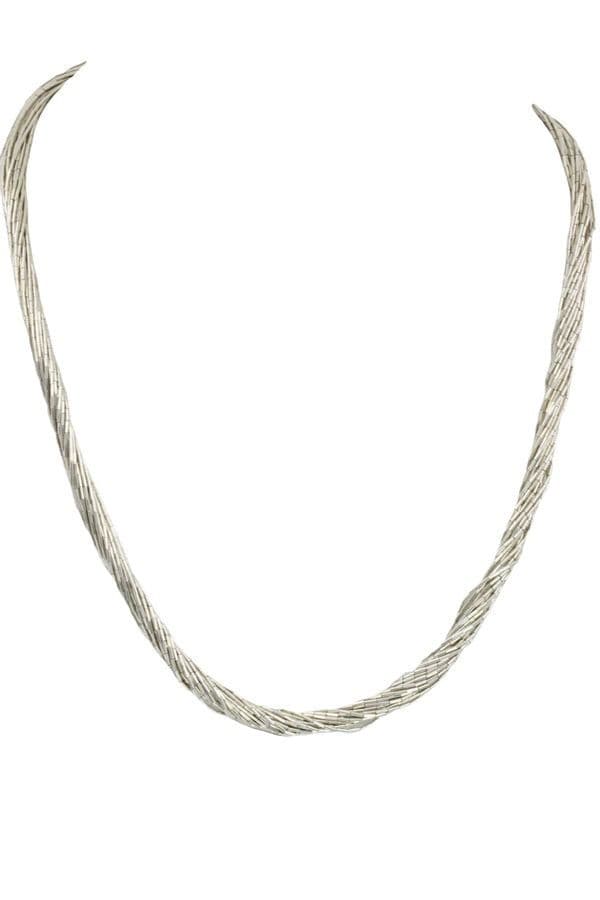 COLLIER ARGENT MODERNE — vue 1