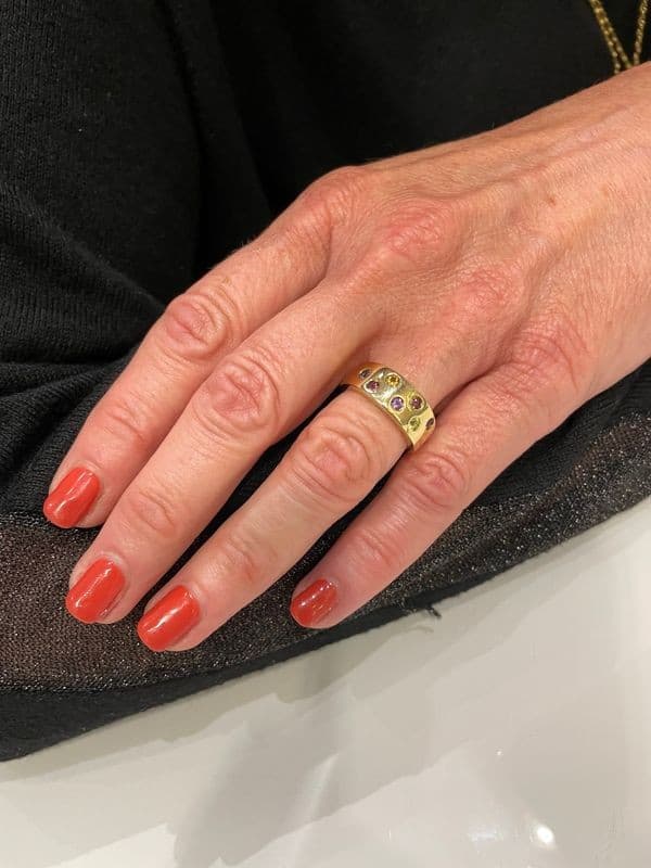 BAGUE MODERNE TUTTI FRUTTI — vue 2