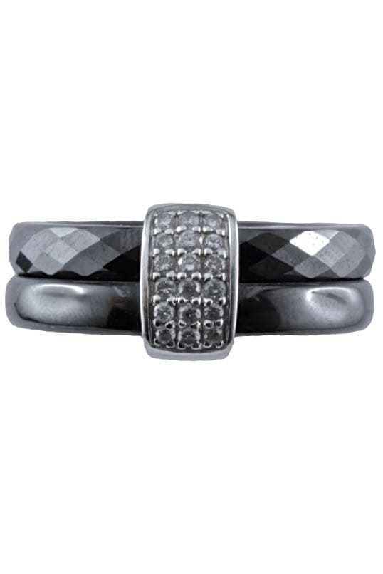 BAGUE CÉRAMIQUE GUY LAROCHE — vue 3