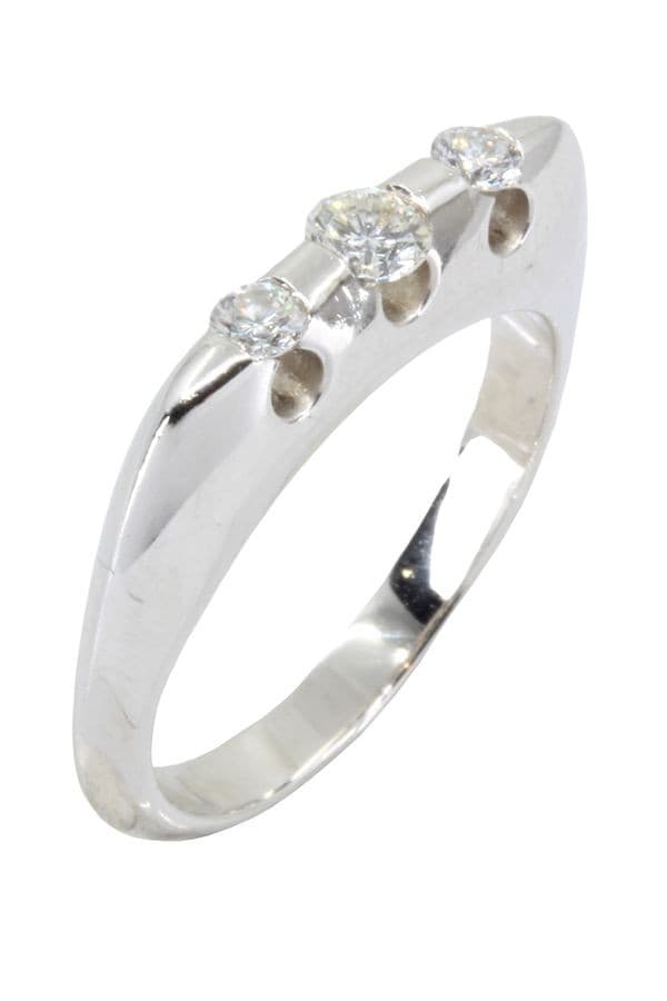 BAGUE JARRETIÈRE DIAMANTS — vue 4