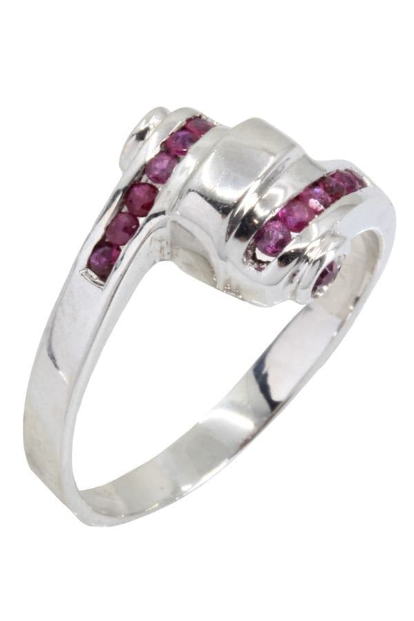 BAGUE TONNEAU RUBIS — vue 6