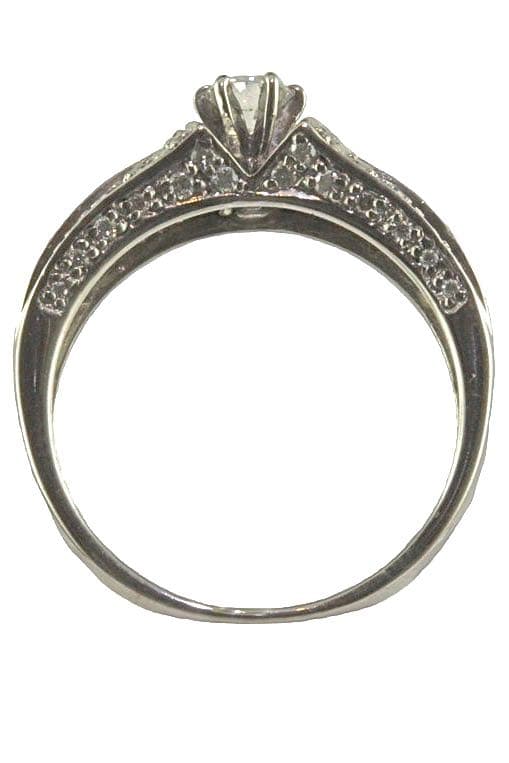 BAGUE MODERNE DIAMANTS — vue 5