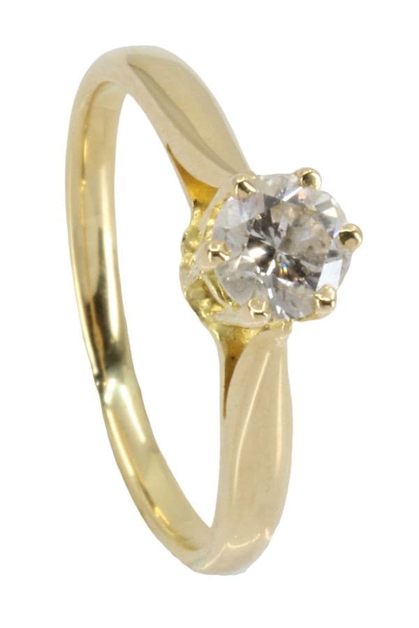 SOLITAIRE DIAMANT 0.56 CARAT — vue 6