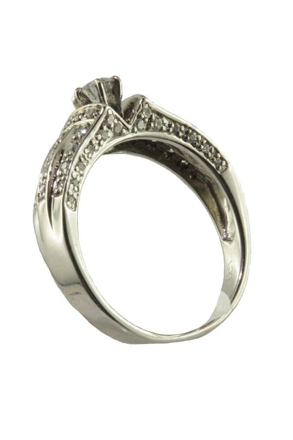 BAGUE MODERNE DIAMANTS — vue 6