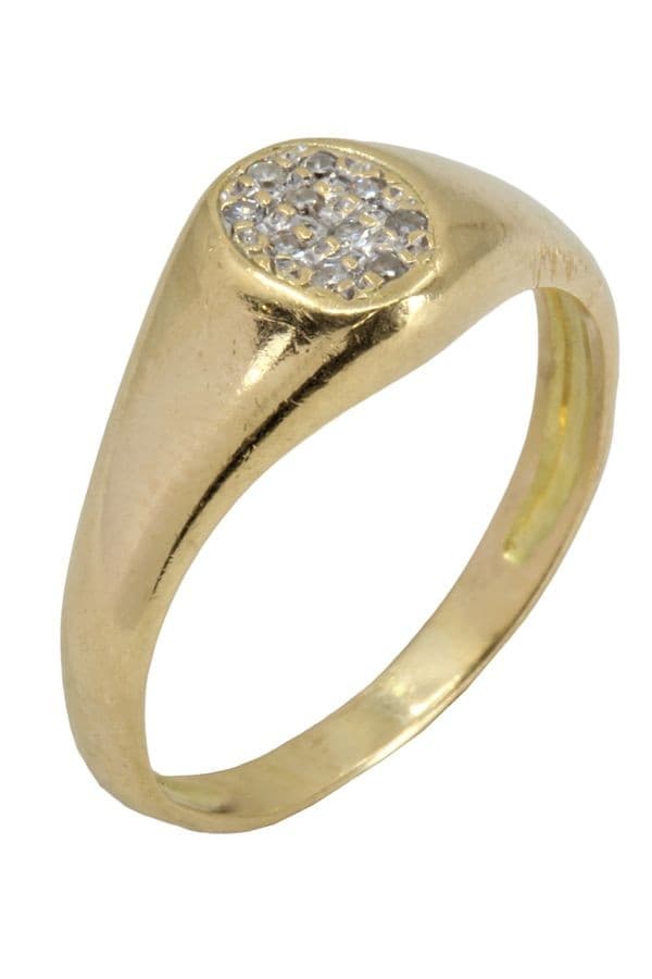 CHEVALIÈRE PAVAGE DIAMANTS — vue 4