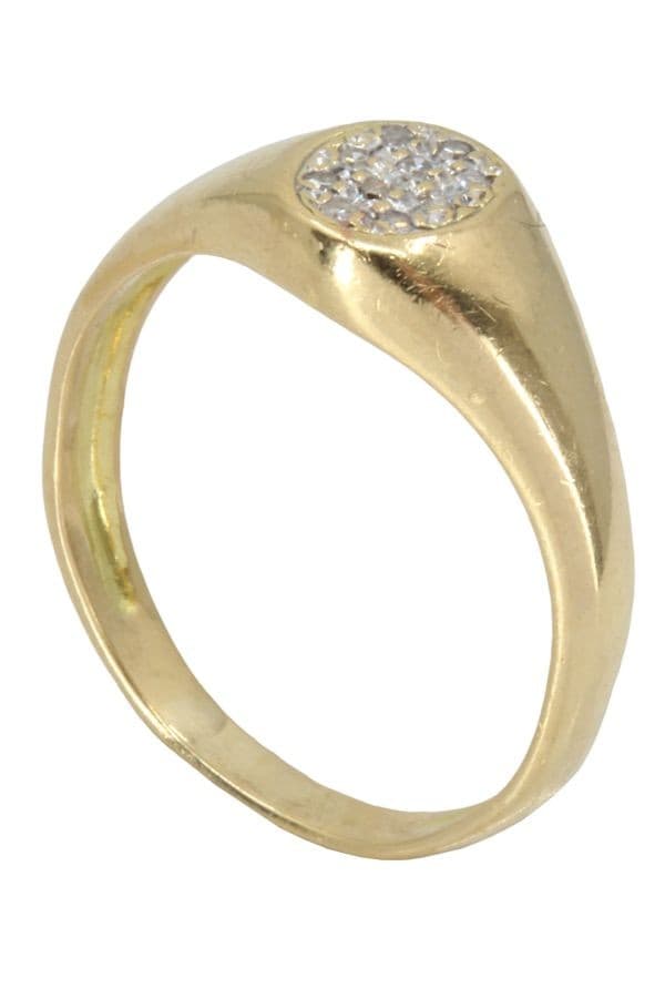 CHEVALIÈRE PAVAGE DIAMANTS — vue 5