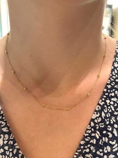 COLLIER MODERNE BOULES — vue 2