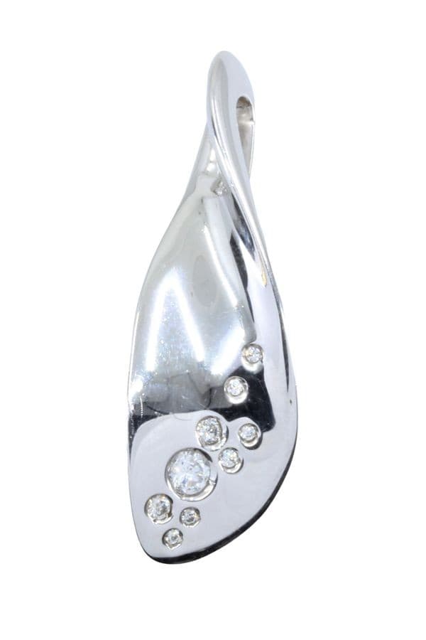 PENDENTIF ARGENT ET STRASS