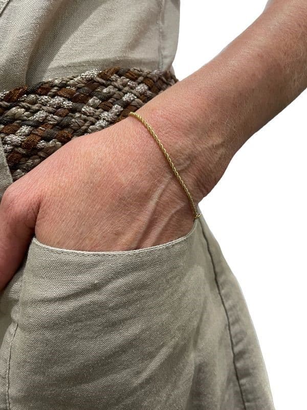 BRACELET MAILLE TORSADÉE — vue 2