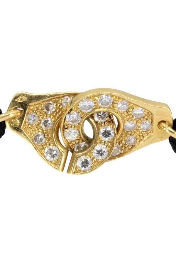 BRACELET MENOTTES DIAMANTS — vue 3