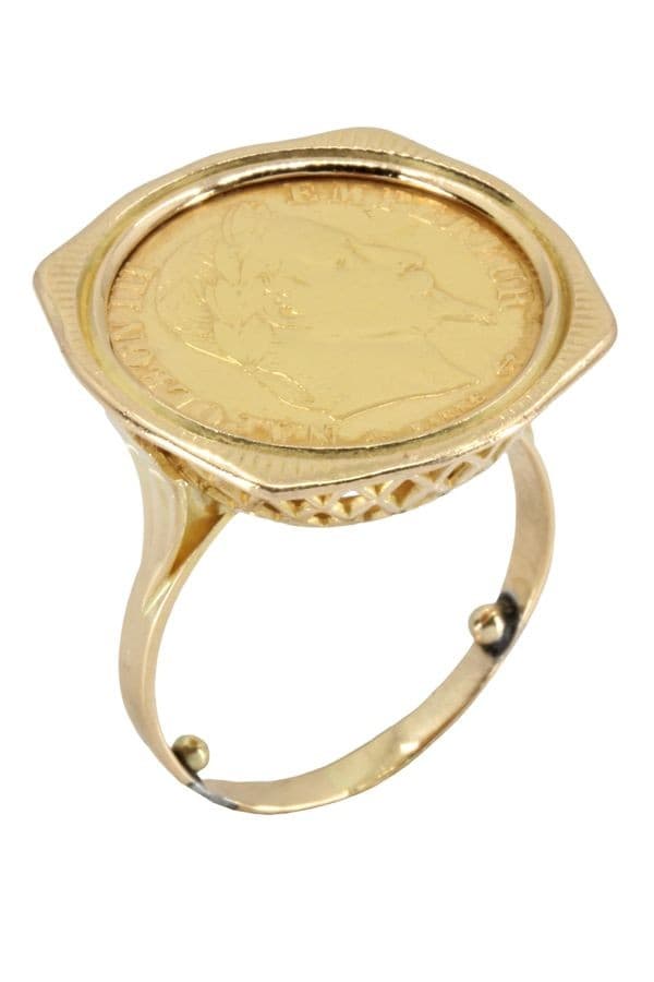 BAGUE PIÈCE 10 FRANCS — vue 5
