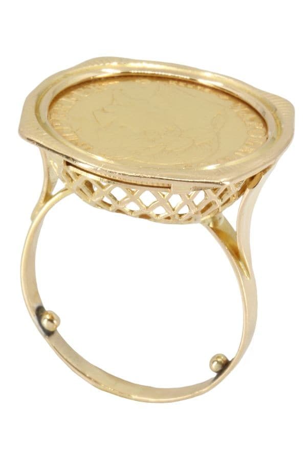 BAGUE PIÈCE 10 FRANCS — vue 6