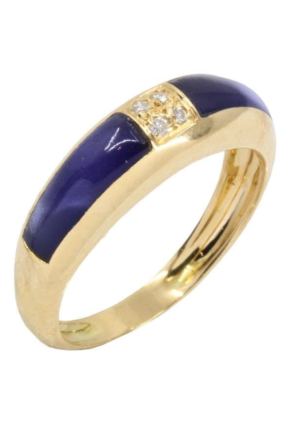BAGUE MODERNE DIAMANTS — vue 4