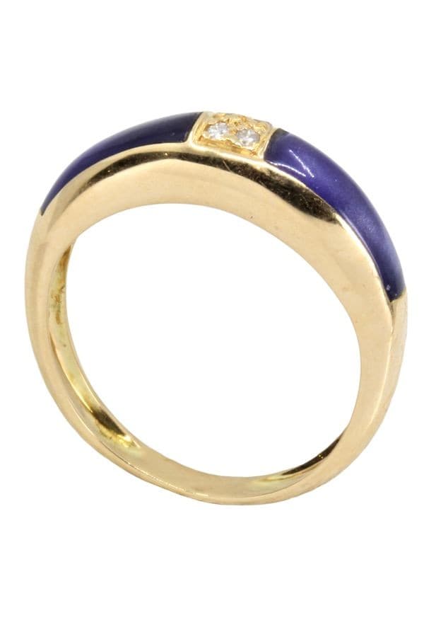BAGUE MODERNE DIAMANTS — vue 6