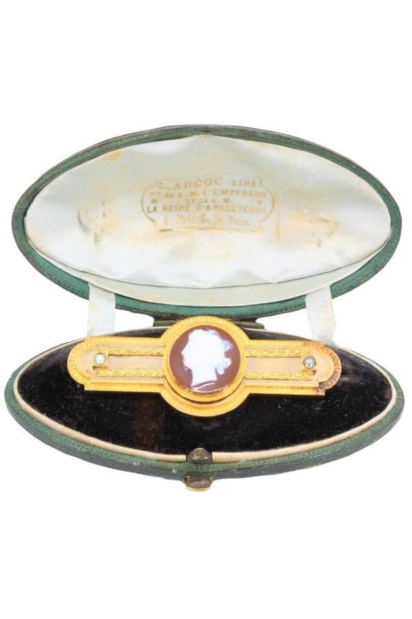 BROCHE NAPOLÉON III CAMÉE — vue 3