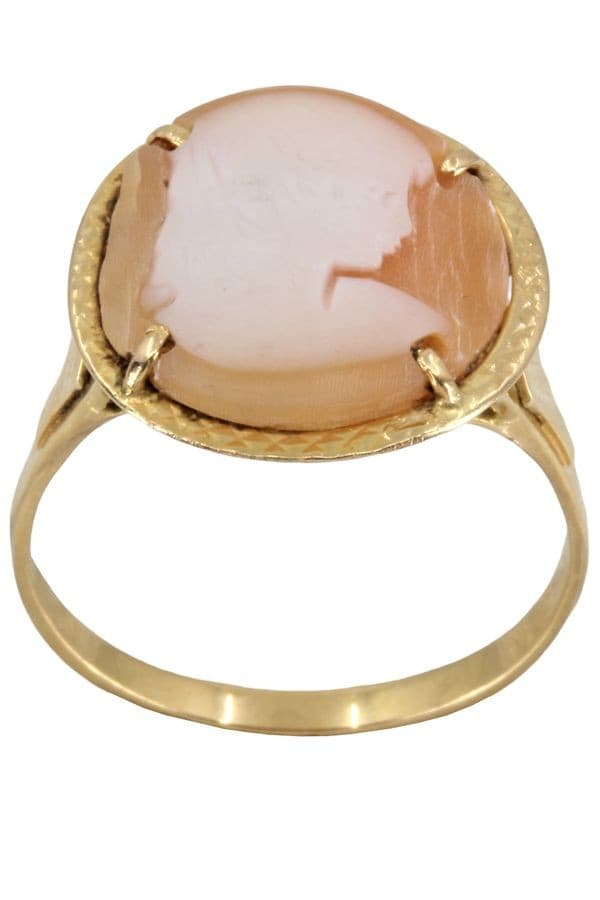 BAGUE CAMÉE ANCIENNE — vue 1