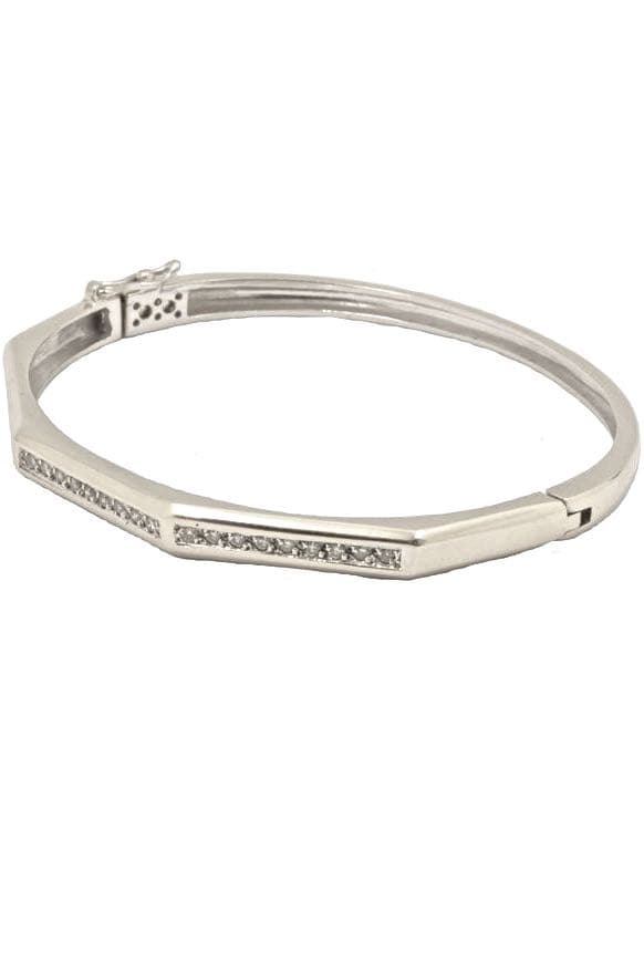 BRACELET MODERNE DIAMANTS — vue 1