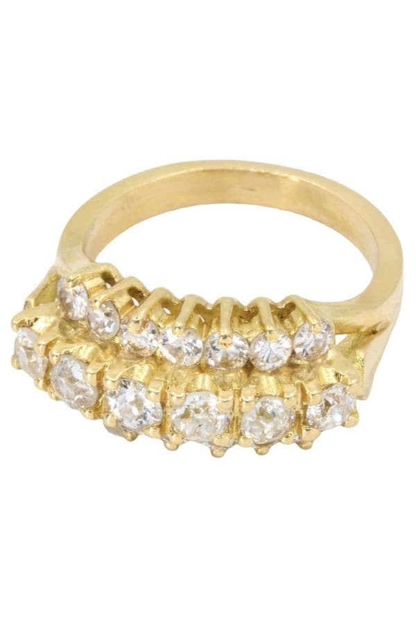 BAGUE JARRETIÈRE DIAMANTS — vue 3