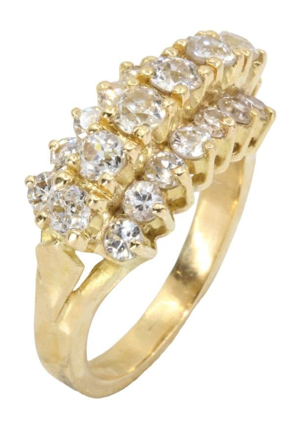 BAGUE JARRETIÈRE DIAMANTS — vue 4