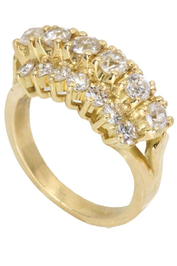 BAGUE JARRETIÈRE DIAMANTS — vue 5