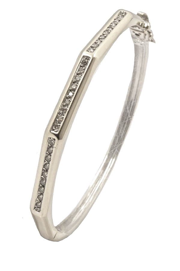 BRACELET MODERNE DIAMANTS — vue 3