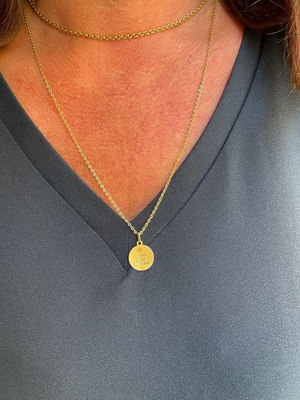MÉDAILLE D'AMOUR SIGNÉE AUGIS — vue 2