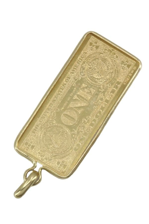 PENDENTIF BILLET ONE DOLLAR — vue 3