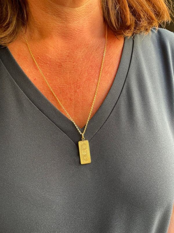 PENDENTIF BILLET ONE DOLLAR — vue 2