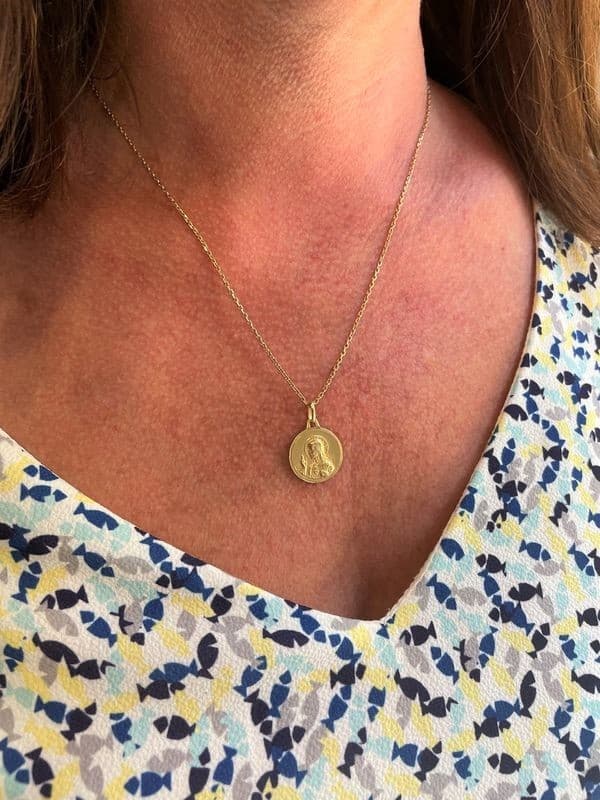 MÉDAILLE ANCIENNE SCAPULAIRE — vue 2