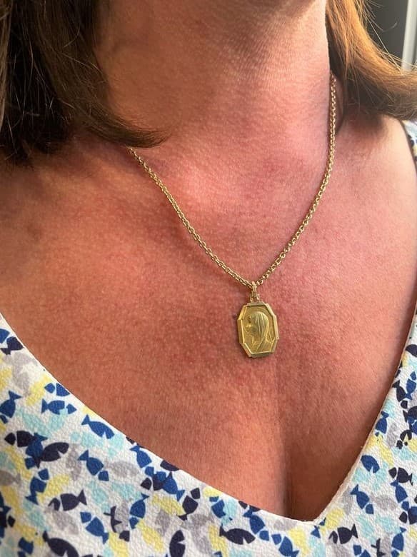 MÉDAILLE VIERGE SIGNÉE RUFFONY — vue 2