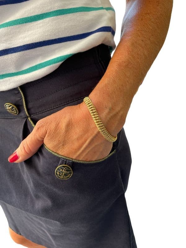 BRACELET MAILLE AMÉRICAINE — vue 2