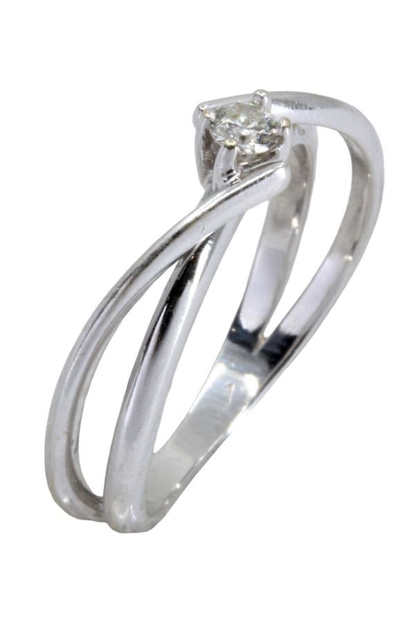 SOLITAIRE DIAMANT 0.08 CARAT — vue 4
