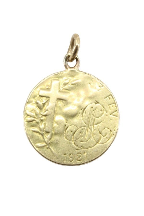 MÉDAILLE ANCIENNE ANGE RAPHAËL — vue 3